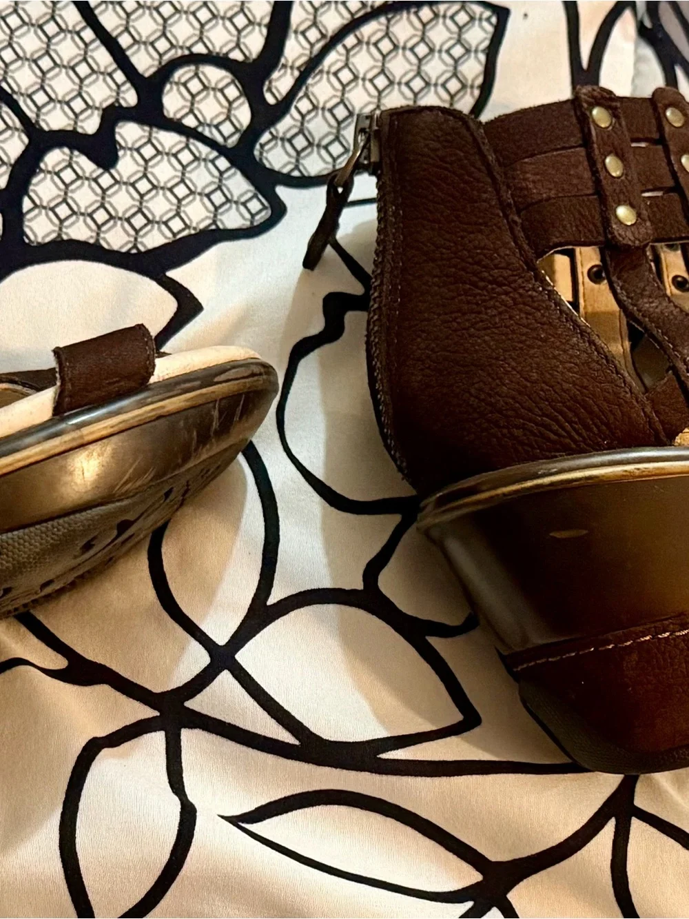Jambu Sugar Wedge Strappy Brown Suede Gladiator Sandals - Women's Fashion